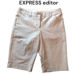 EXPRESS editor knee length dress shorts